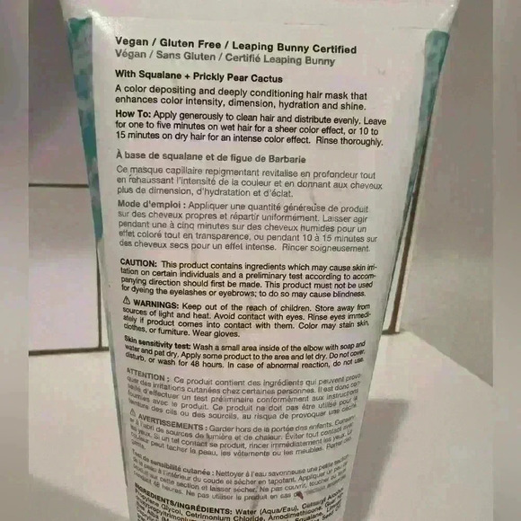 IGK Color Blue Seafoam Color Depositing Mask- 6.0 oz- Brand New/Unopened - Picture 2 of 3